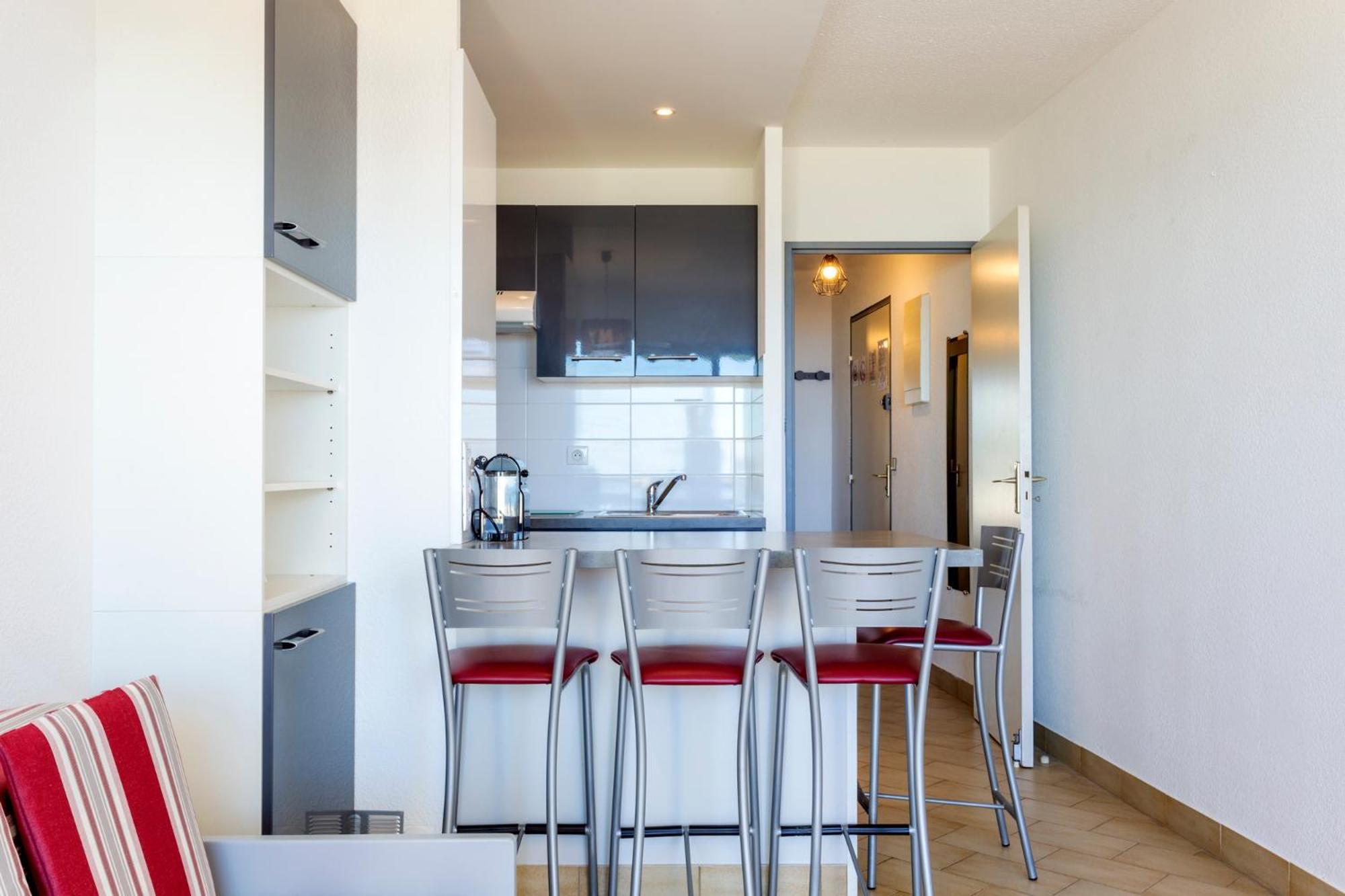 Chez Fabienne - Superbe Appartement Avec Vue Sur La Mer Et Parking Ла-Гранд-Мот Экстерьер фото